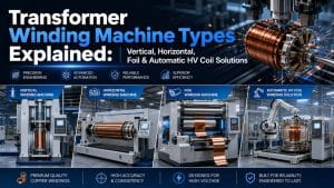 Transformer Winding Machine Types Explained: Vertical, Horizontal, Foil & Automatic HV Coil Solutions