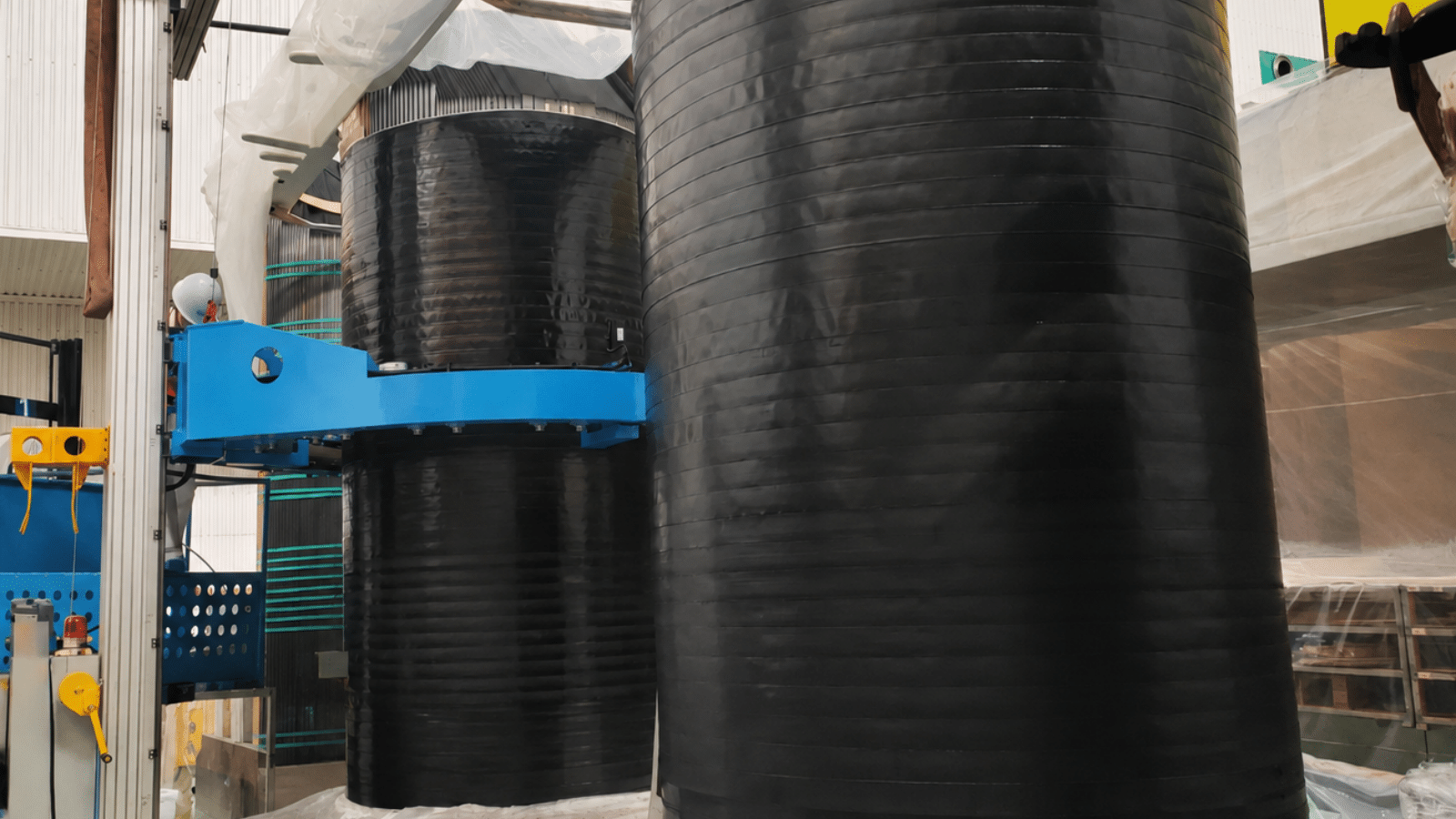 Iron core prepared for binding