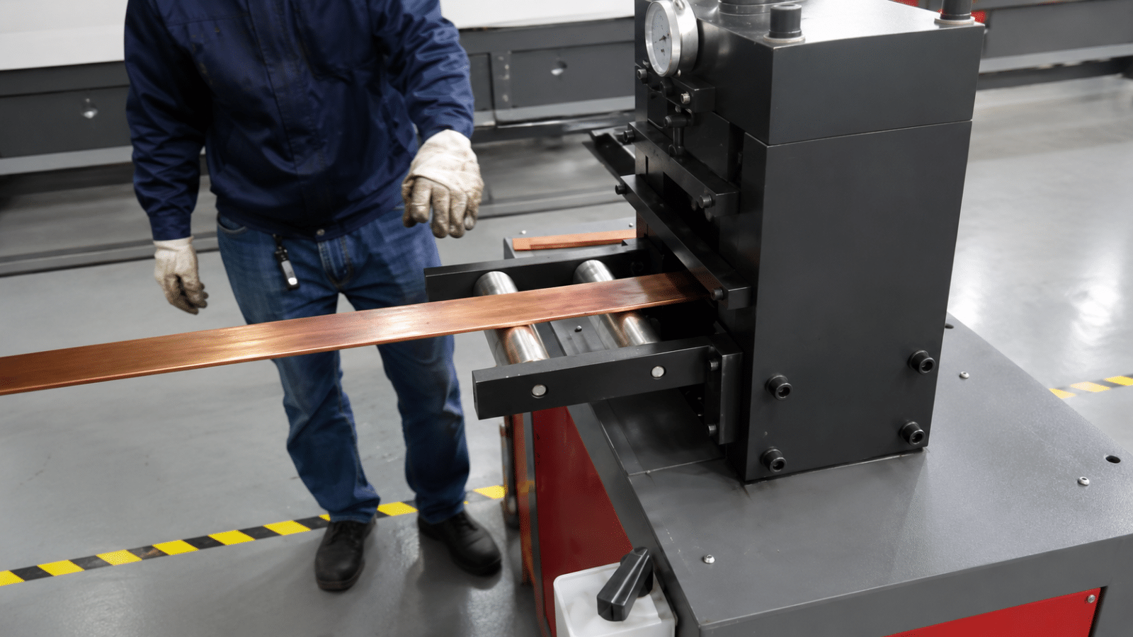 Busbar Leveling Machine Straightening Copper Busbar