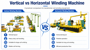 Vertical vs Horizontal Winding Machine for Transformer Coil Production