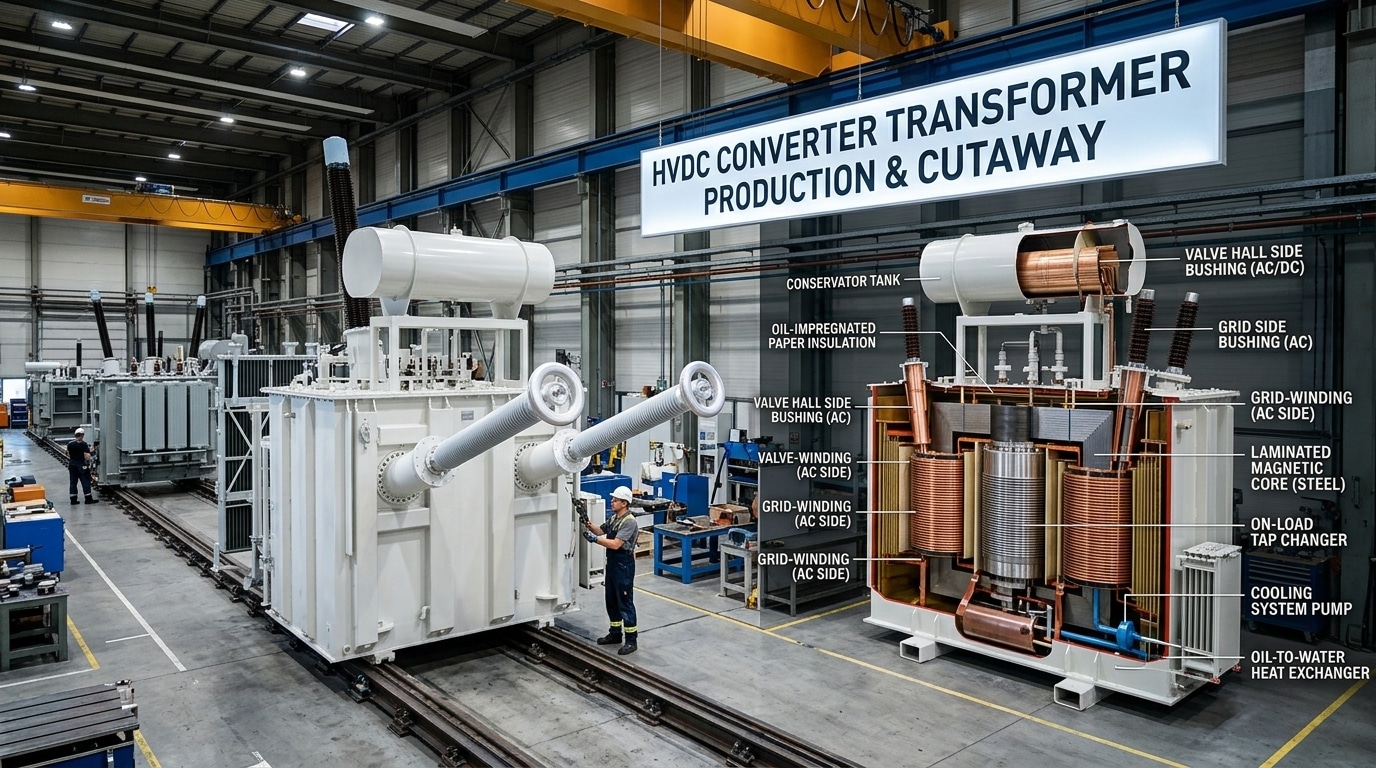 HVDC converter station equipment