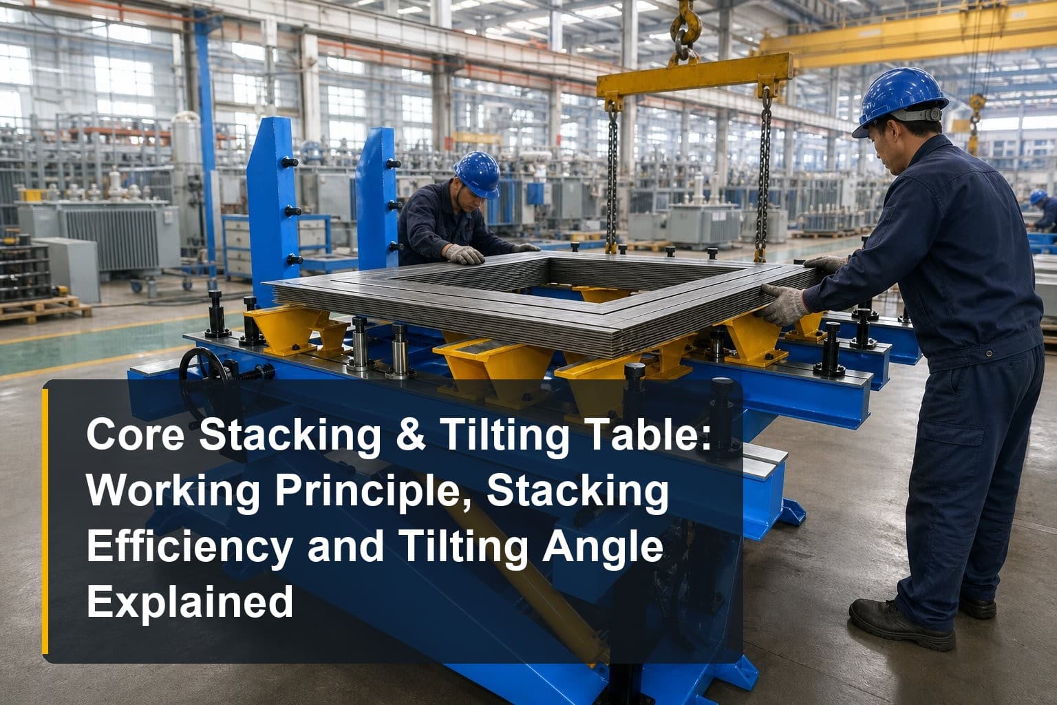 Core Stacking & Tilting Table: Working Principle, Stacking Efficiency and Tilting Angle Explained