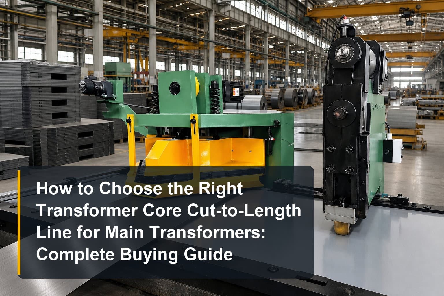 How to Choose the Right Transformer Core Cut-to-Length Line for Main Transformers: Complete Buying Guide