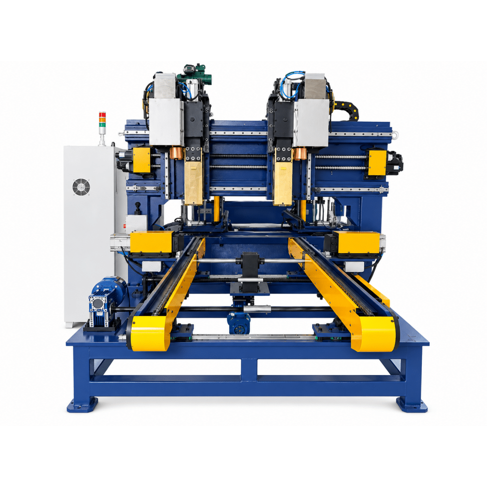 Corrugated Fin Stiffener Spot Welding Machine for Transformer Radiator Production