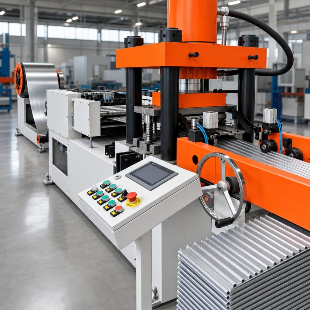 Stage 1: Panel Forming — Decoiler and Roll Forming