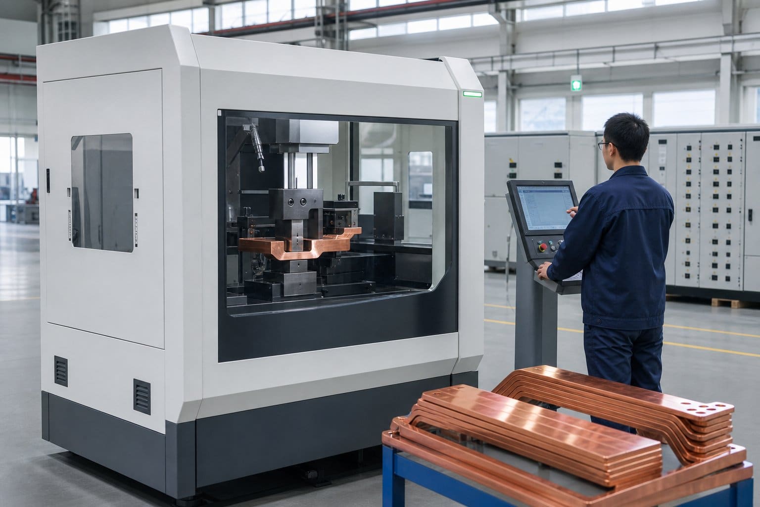Servo CNC Busbar Bending Machine: NC.40ZB-1200 vs 2000 — How to Choose