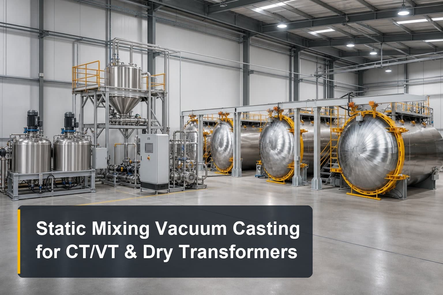 Static Mixing Vacuum Casting for CT/VT & Dry Transformers