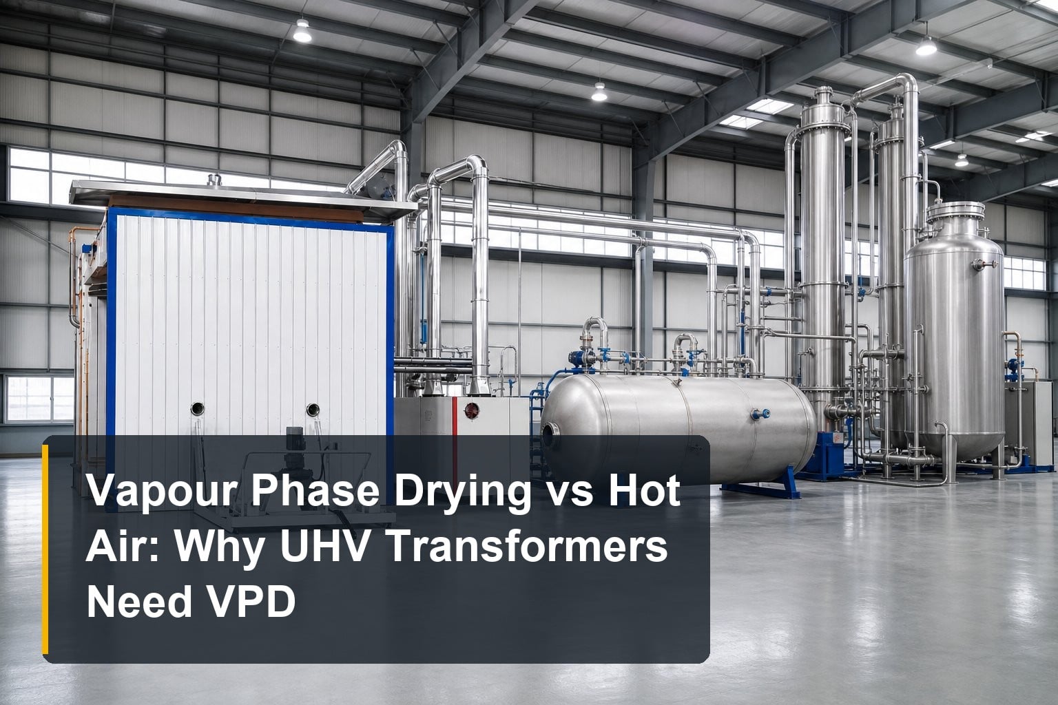 Vapour Phase Drying vs Hot Air: Why UHV Transformers Need VPD