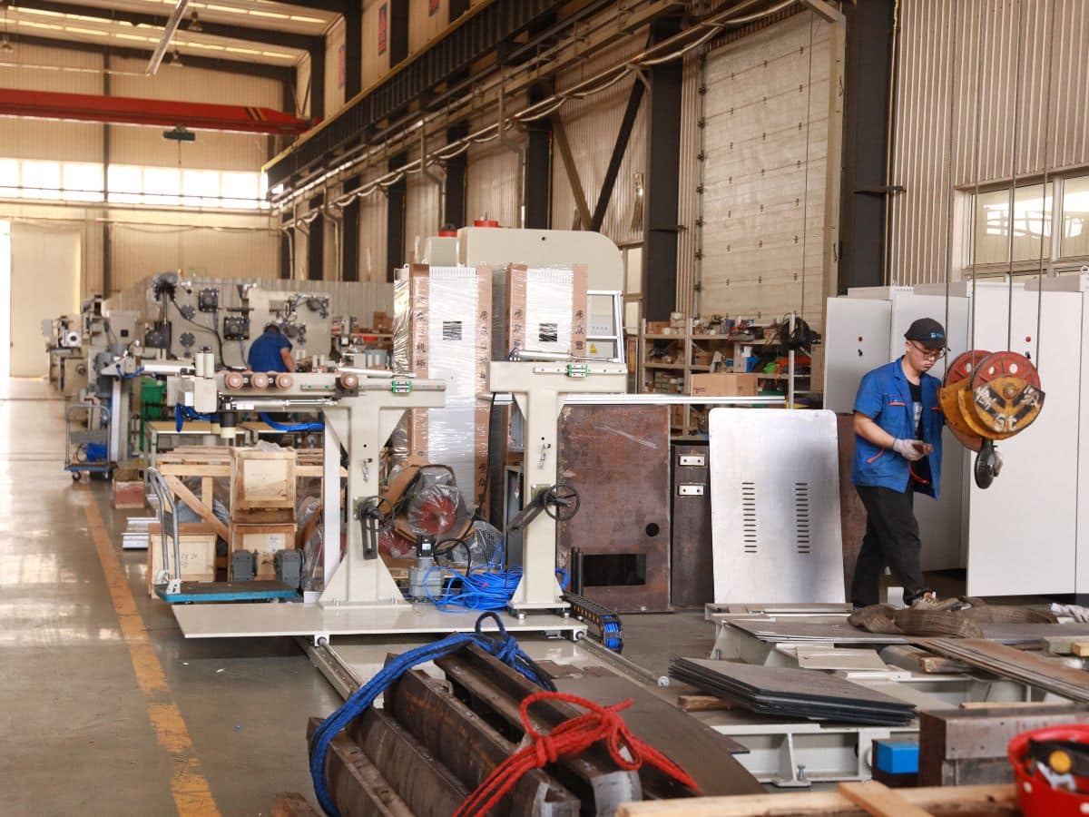 Tranfovia factory workshop production line